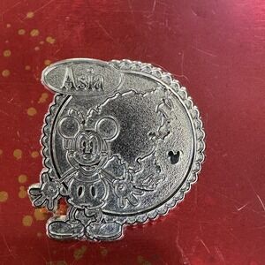 Disney Pin Hidden Mickey Continent Stamps Asia Chaser Authentic
